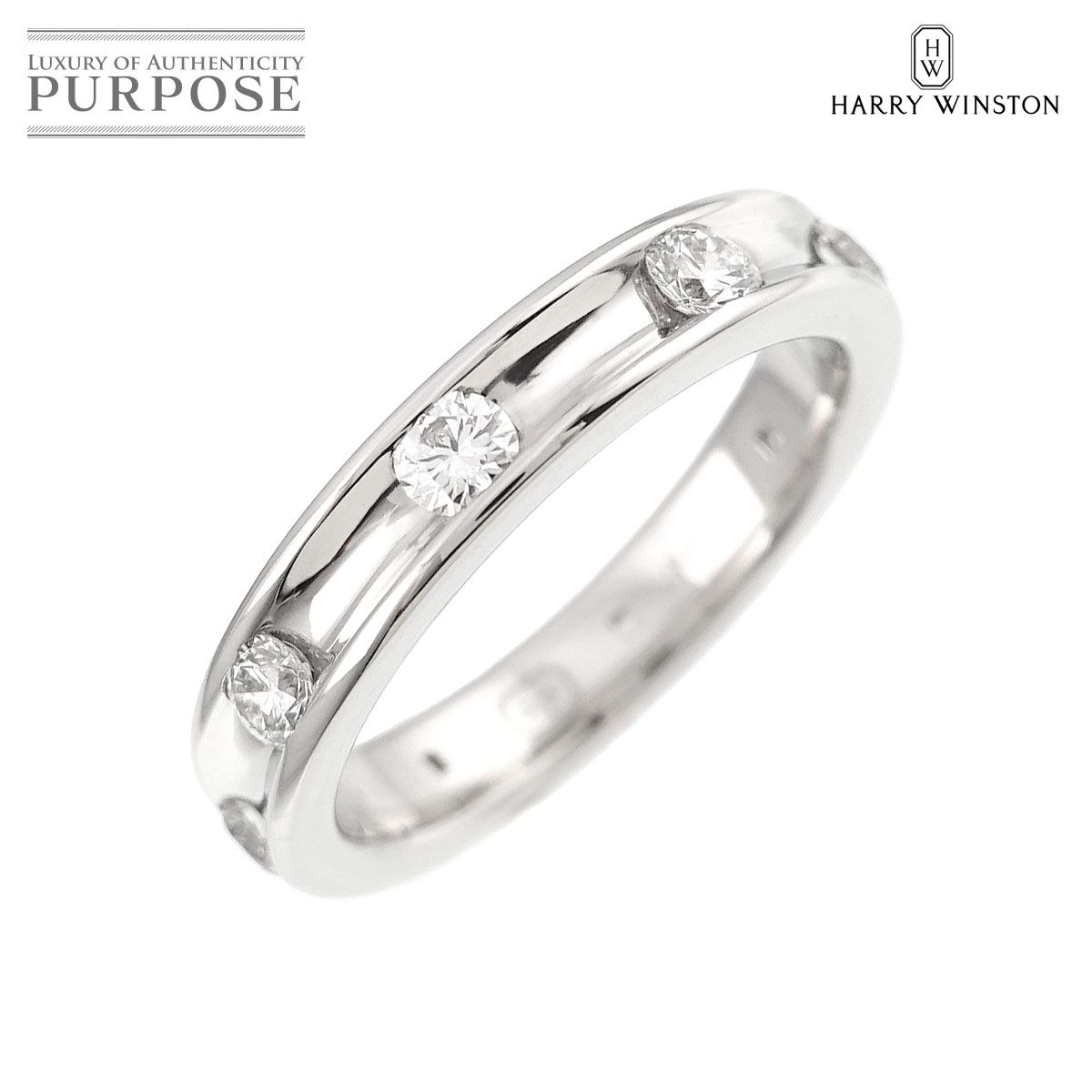 ハリーウィンストン HARRY WINSTON ヴォアラ ダイヤ 11.5号 リング Pt  
