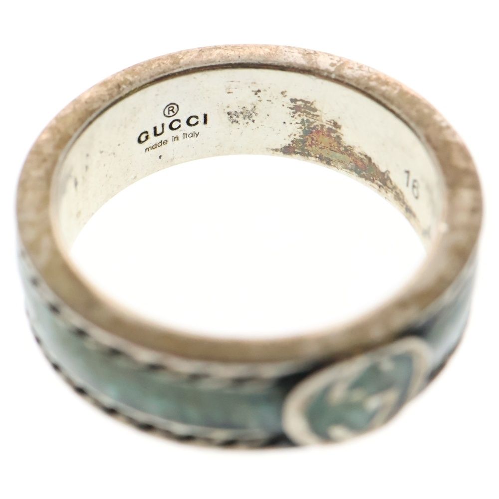 GUCCI (グッチ) インターロッキングG ターコイズセット リング