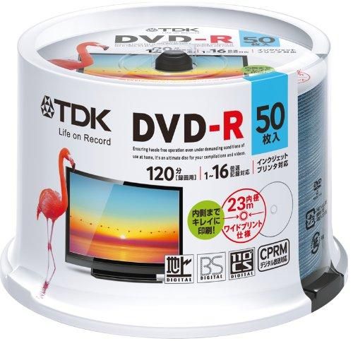 Amazon.co.jp: TDK 録画用DVD-R デジタル放送録画対応(CPRM) 1