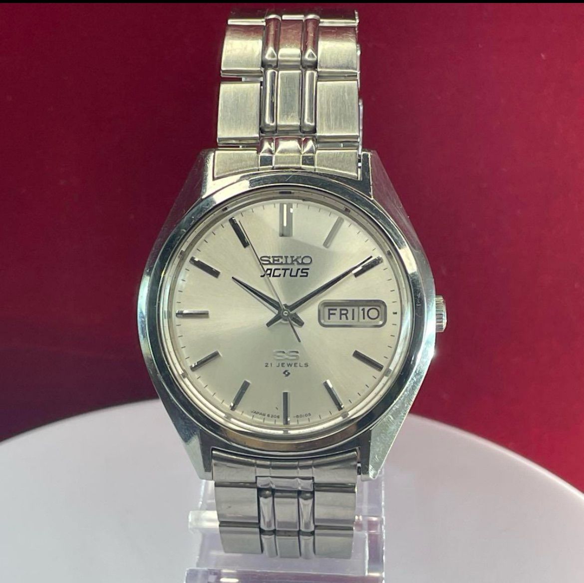 純正SSブレス 70s SEIKO ACUTUS 風防新品 自動巻 腕時計 純正SSブレス 70s SEIKO ACUTUS 風防新品 自動巻 腕時計 - メルカリ