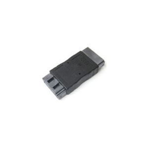 （まとめ）変換名人 中継アダプタ（LOCK付き） SATA-BB