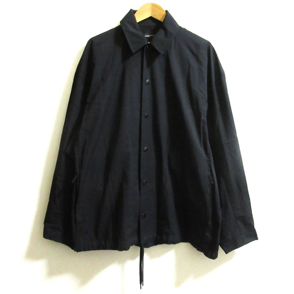 LAD MUSICIAN ラッドミュージシャン BIG COACH JACKET コーチジャケット 2117-358 サイズ44 ブラック メンズ 古着