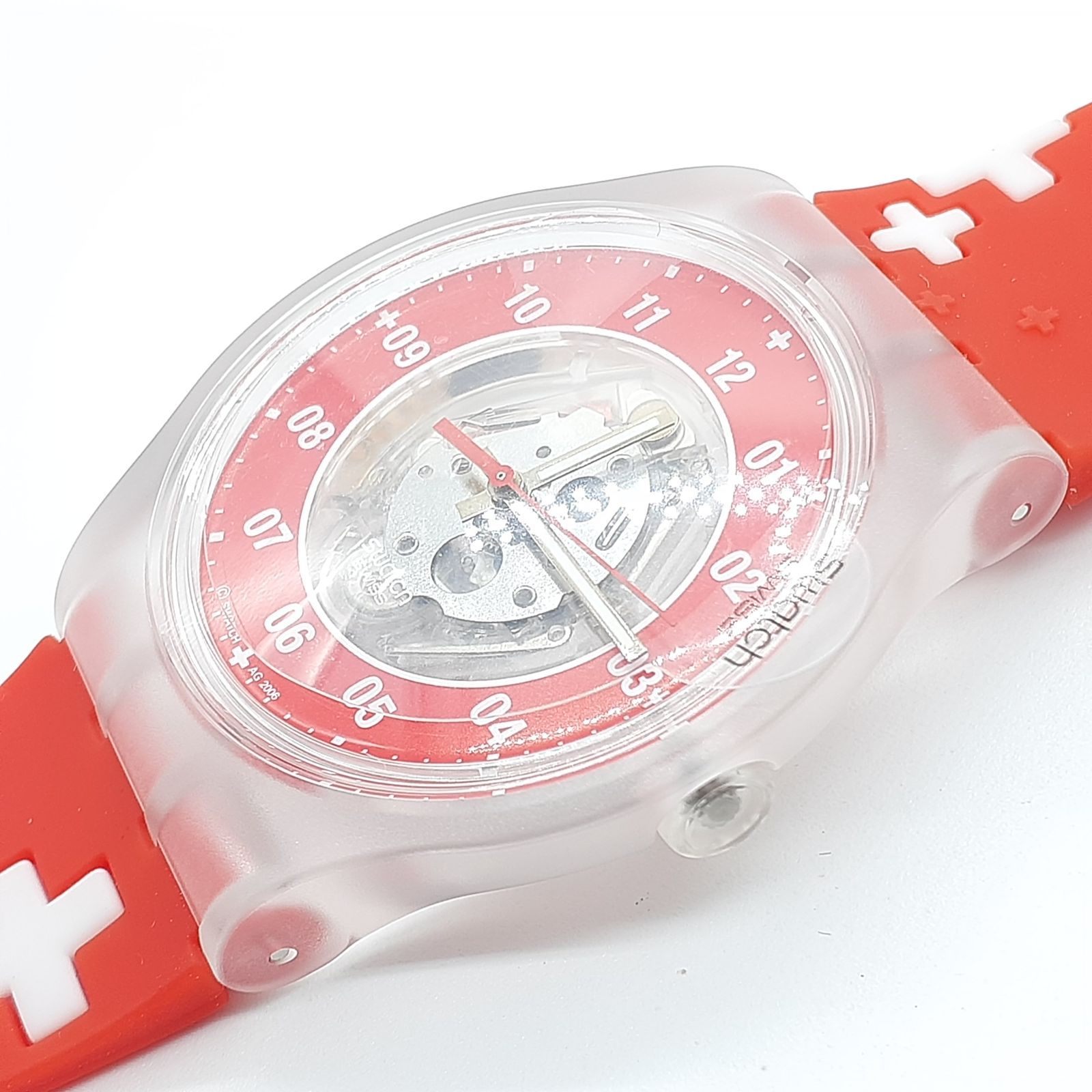 Swatch スウォッチ クォーツ 腕時計 SNOWPASS SWISS SKI SUMK103