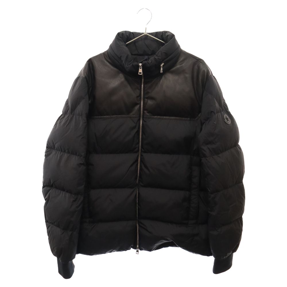 第一ネット MONCLER (モンクレール) 22AW BUGRANE GIUBBOTTO レザー切り替え ジャケット・アウター