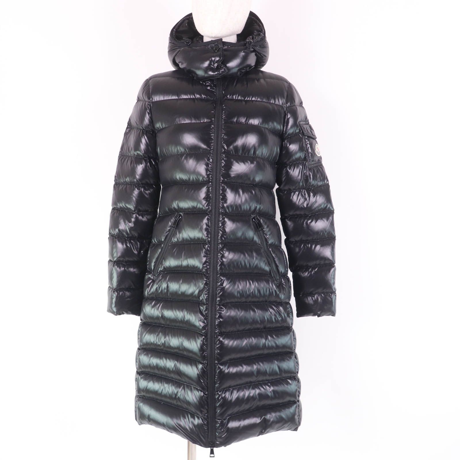 美品☆MONCLER モンクレール 18-19AW MOKA ロゴワッペン・フード
