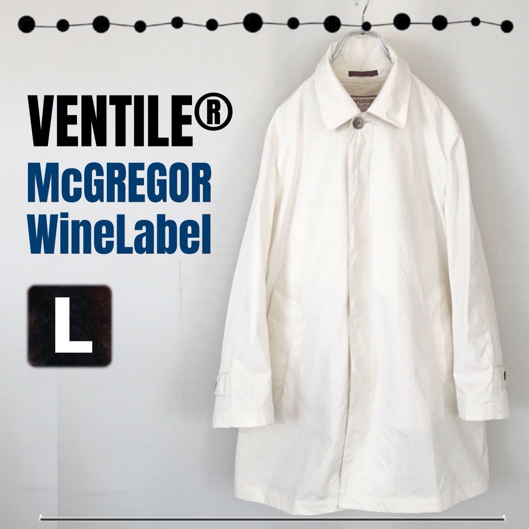 マックレガー/ワインレーベル☆VENTILE/ベンタイル ステンカラーコート☆McGREGOR WineLabel☆メンズL 2407J103 -  メルカリ