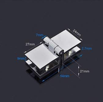 8個のNUZAMASガラスドアヒンジのセット、5mm?8mmの調節な長方形