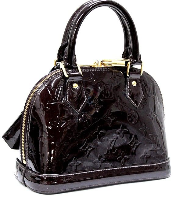 LOUIS VUITTON ルイヴィトン ヴェルニ アルマBB アマラント モノグラム・ヴェルニ アルマMM アマラント【ルイ・ヴィトン