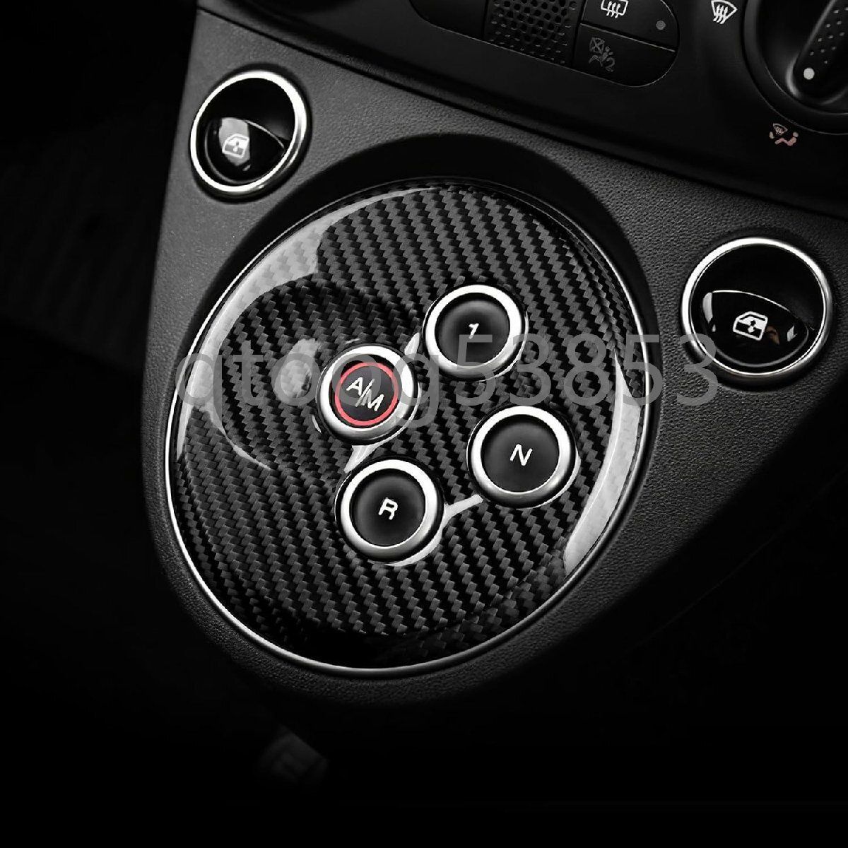 アバルト 595 695 Abarth 595 695 2012-2025 カーボンファイバー 内装 カスタム パーツ カーオートマチックトランスミッ