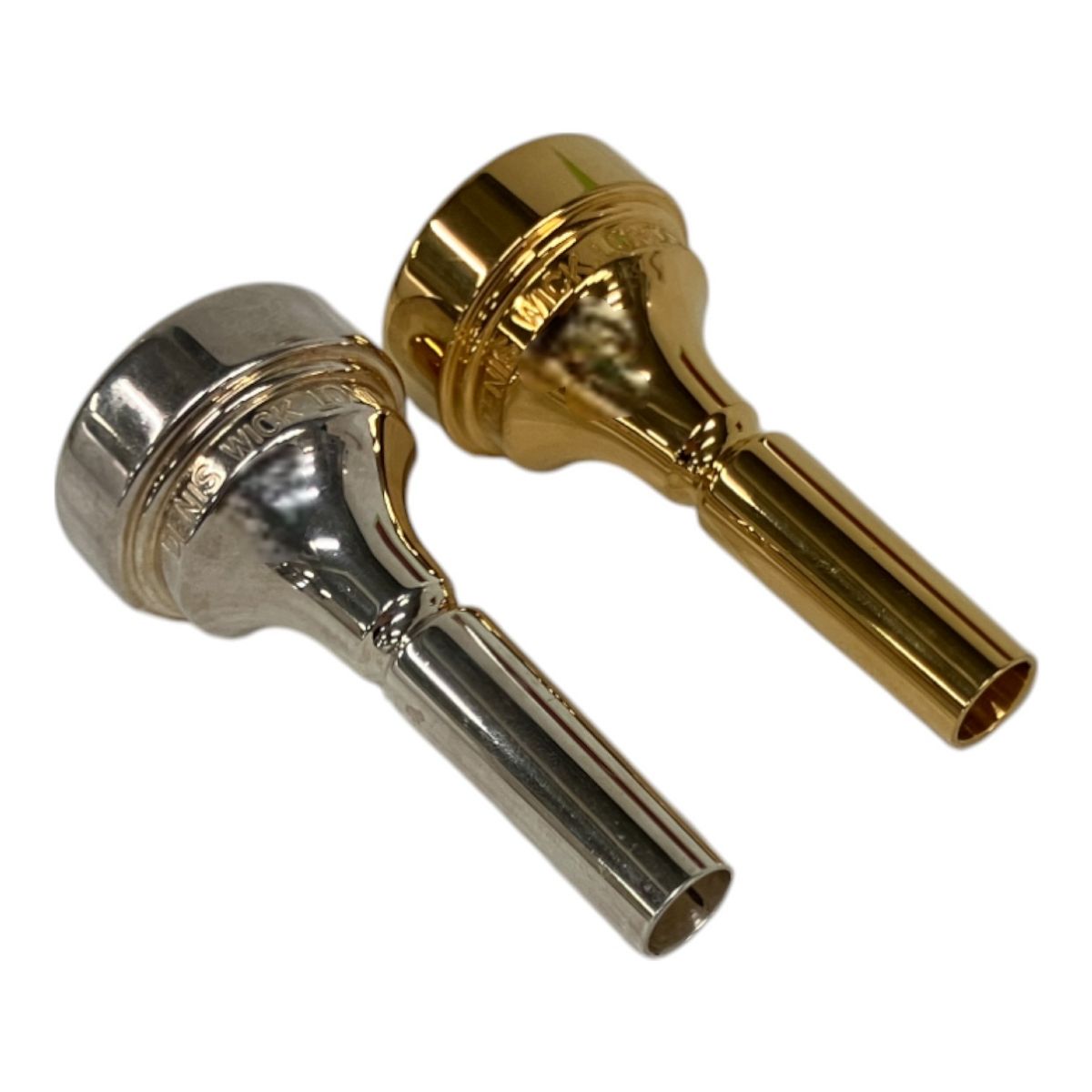 Denis wick 3B 4W ショートコルネット マウスピース 2本セット 音楽 楽器 金管楽器 中古 良好 B10094195