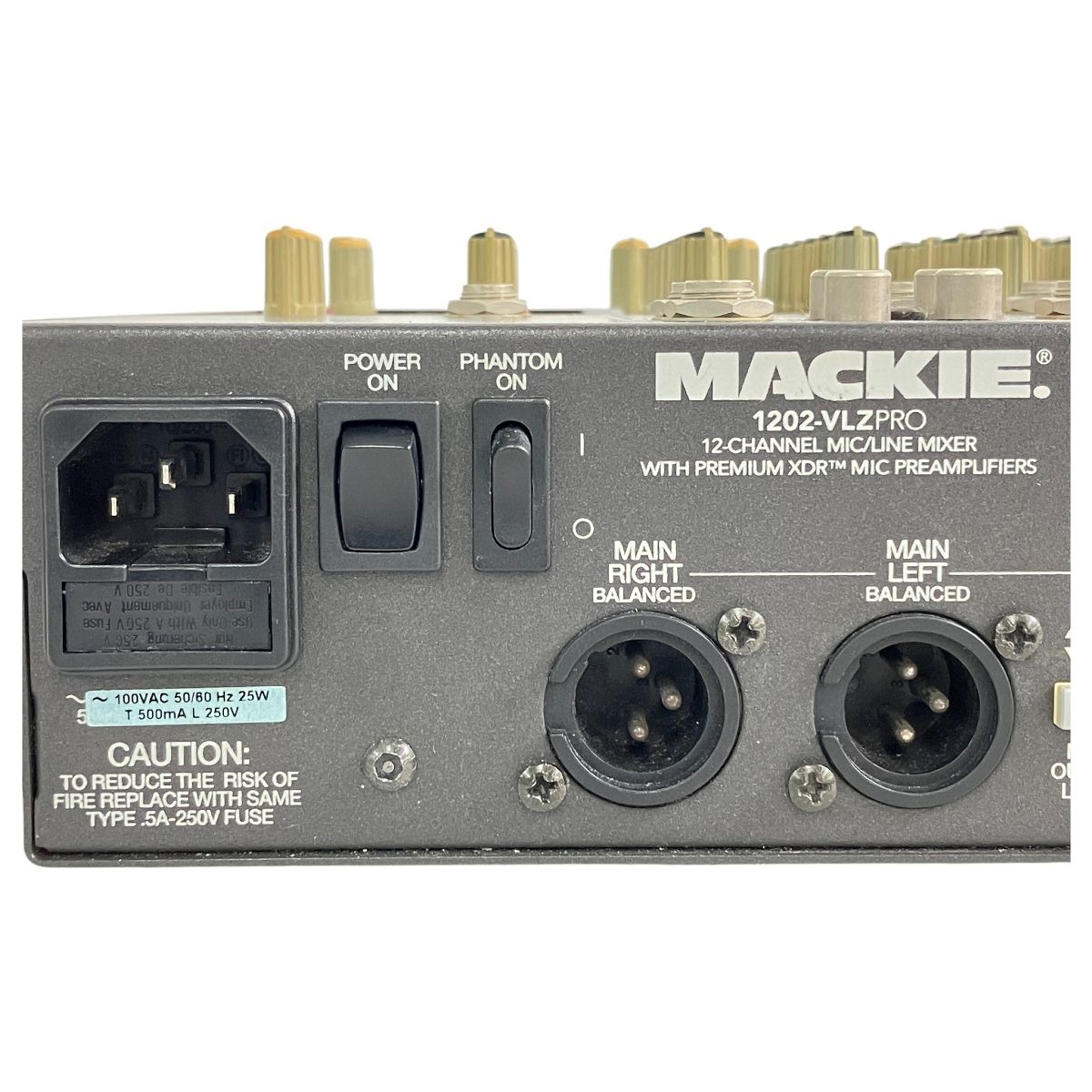 ジャンク MACKIE 1202-VLZ PRO 12-CHANNEL MIC/LINE MIXER 音響