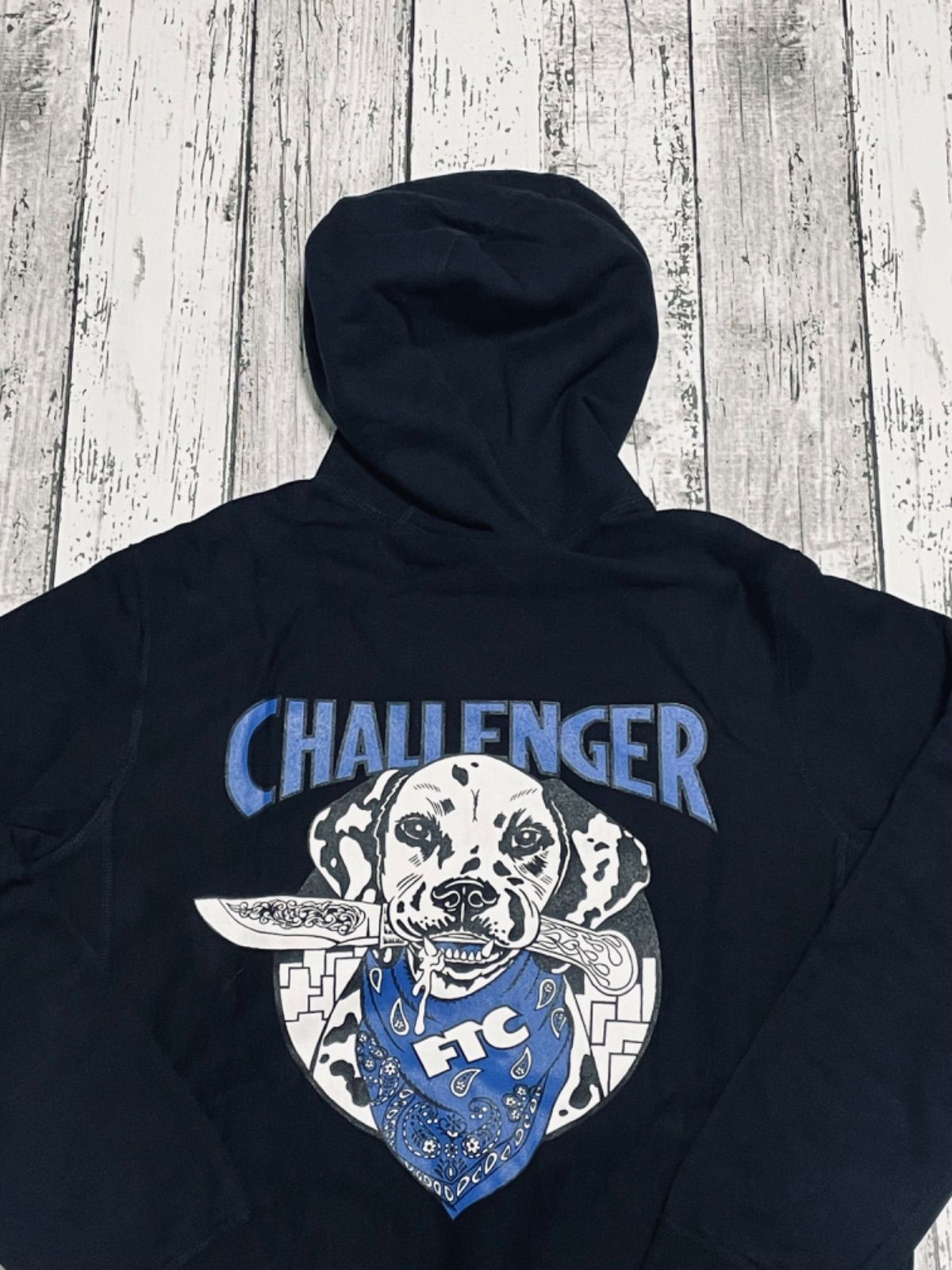 希少】challengerコラボ FTC×CHALLENGER プルオーバーパーカー XL ...