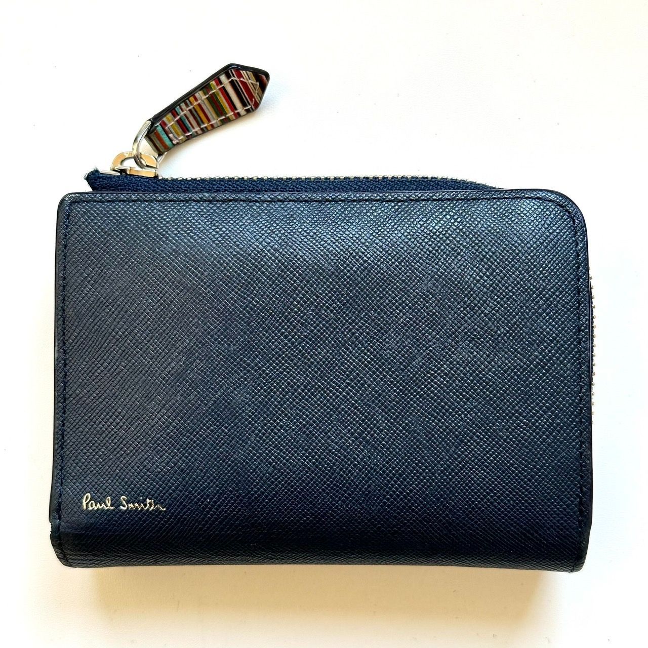 ストローグレインレザー 2つ折り財布 Paul Smith ポールスミス Paul Smith 二つ折り財布 ジップストローグレイン2
