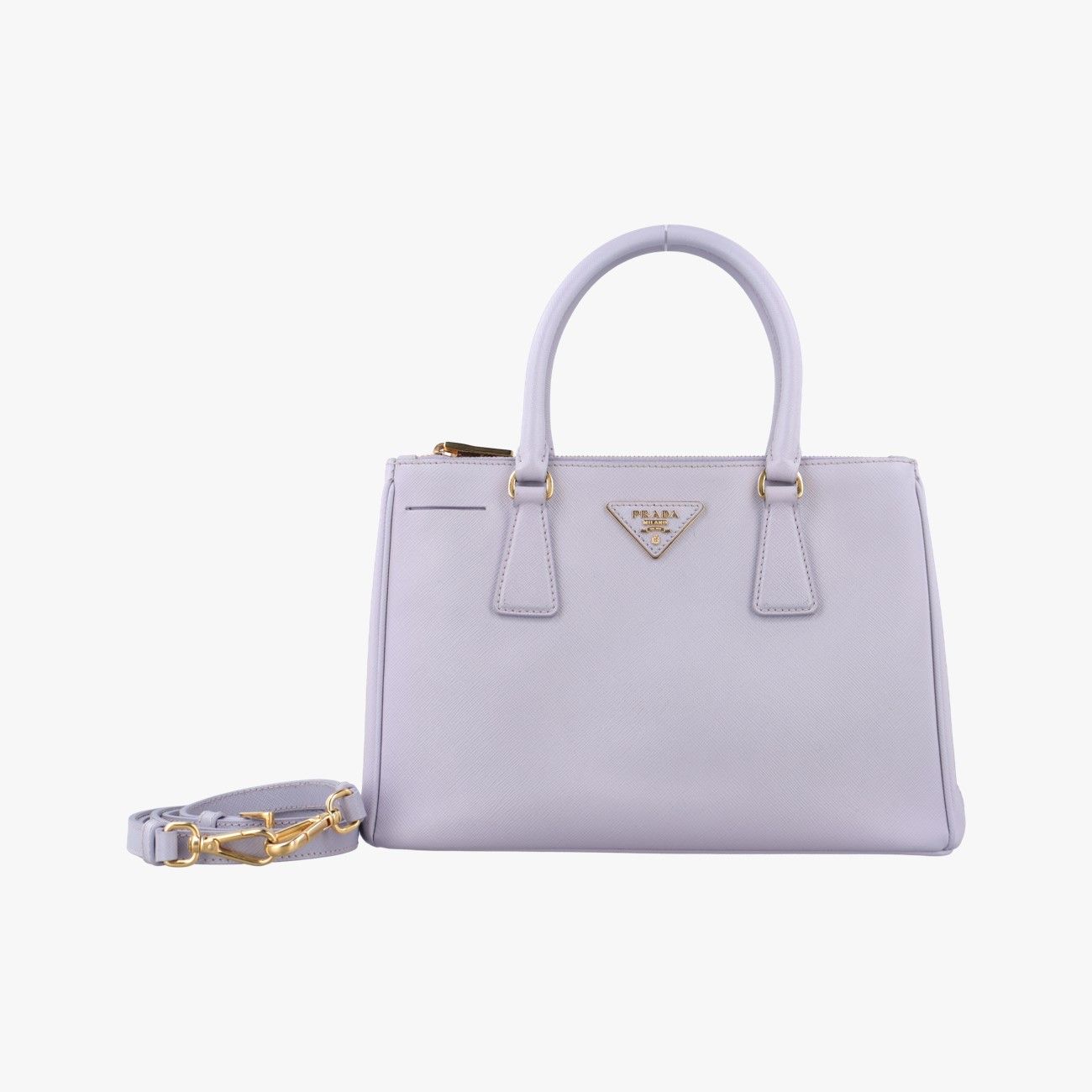 プラダPradaガレリア パープル サフィアーノレザー BN2274 110 R