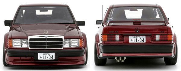 RAUH-Welt Begriff 190E 2.5-16 1/18 レッド 1/18 GT Spirit Otto