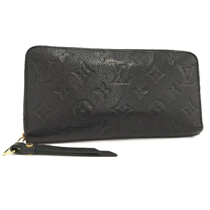 LOUIS VUITTON ジッピーウォレット 二つ折り長財布 モノグラム アンプラント ノワール M61864