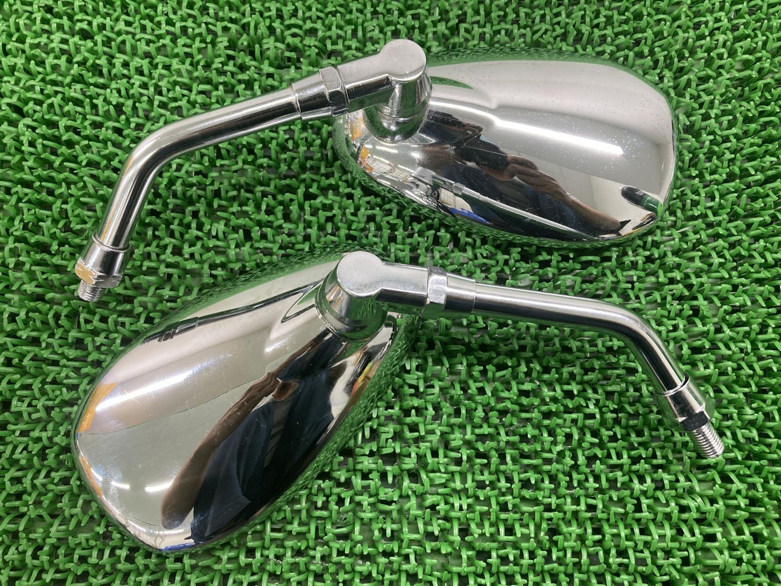 ドラッグスター400 ミラー 左右 4198 純正 中古 バイク 部品 VH01J 正逆10mm ノーマルタイプ 割れ欠け無し 品薄 車検 Genuine