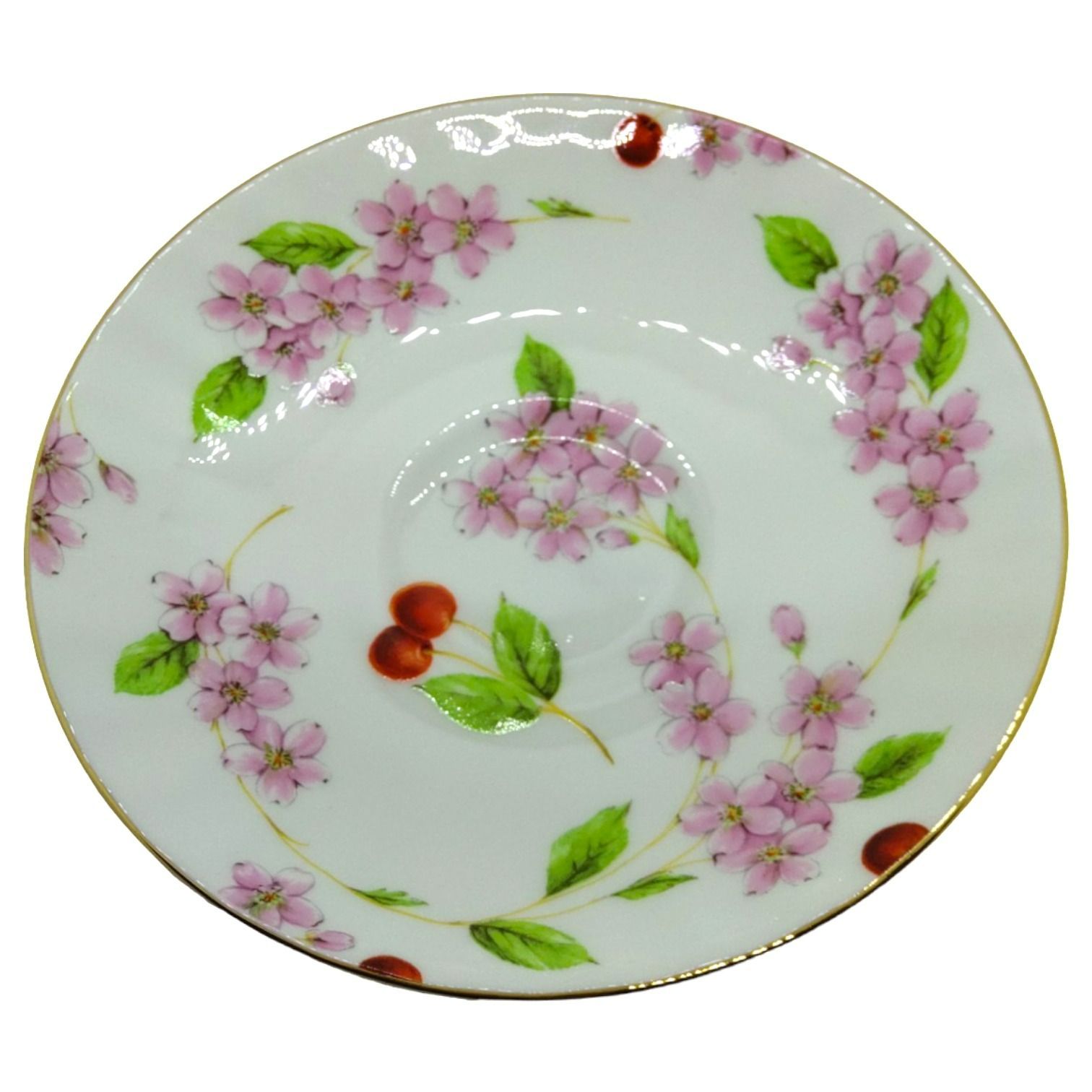 新品】Aynsley（エインズレイ）チェリーブロッサム ティーカップ&ソーサー さくらんぼ 桜 チェリー - メルカリ