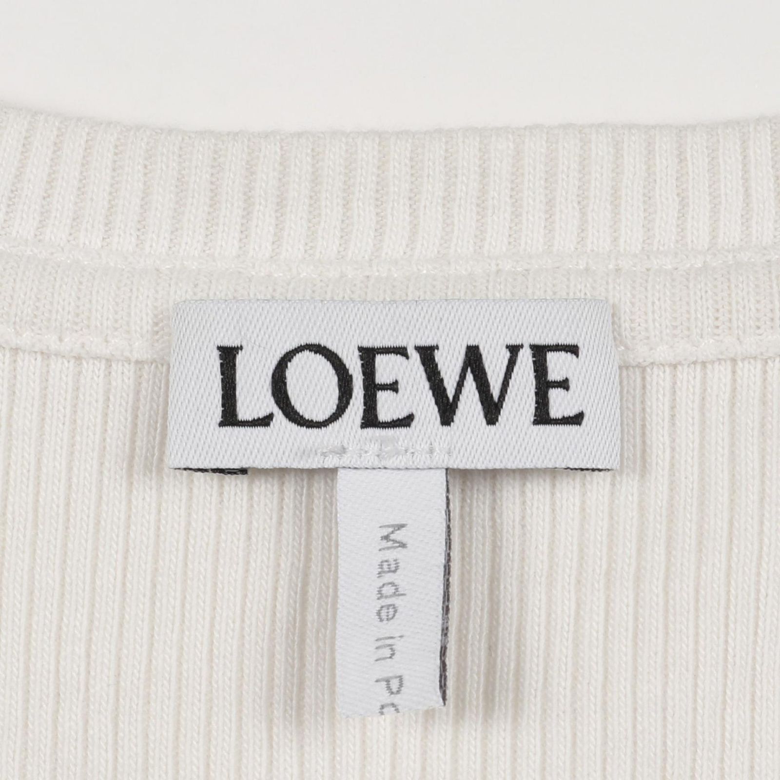 ロエベ LOEWE タンクトップ アナグラム コットン タンクトップ