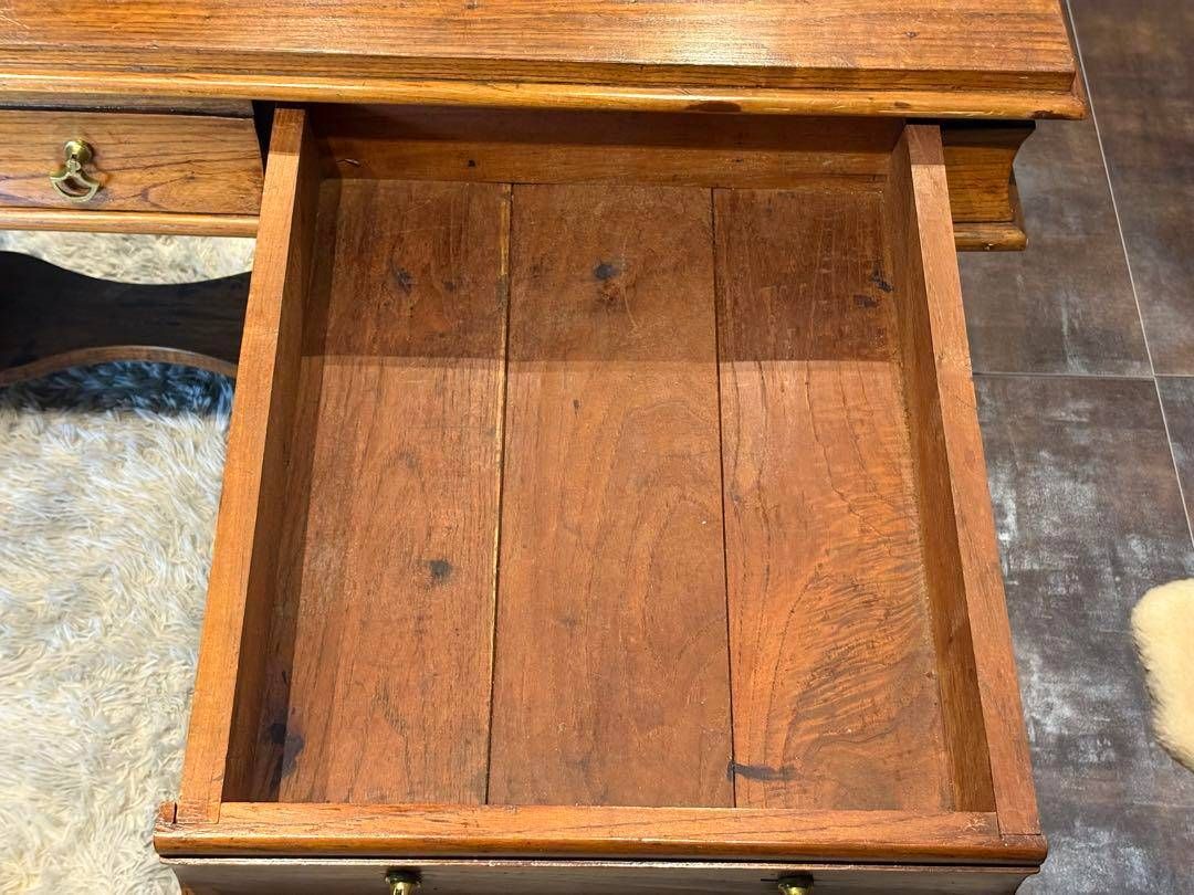 英国　アンティーク　ウッドデスク　スリランカ　ライティングデスク　ブラウン　ns 英国 アンティーク ウッドデスク スリランカ ライティングデスク