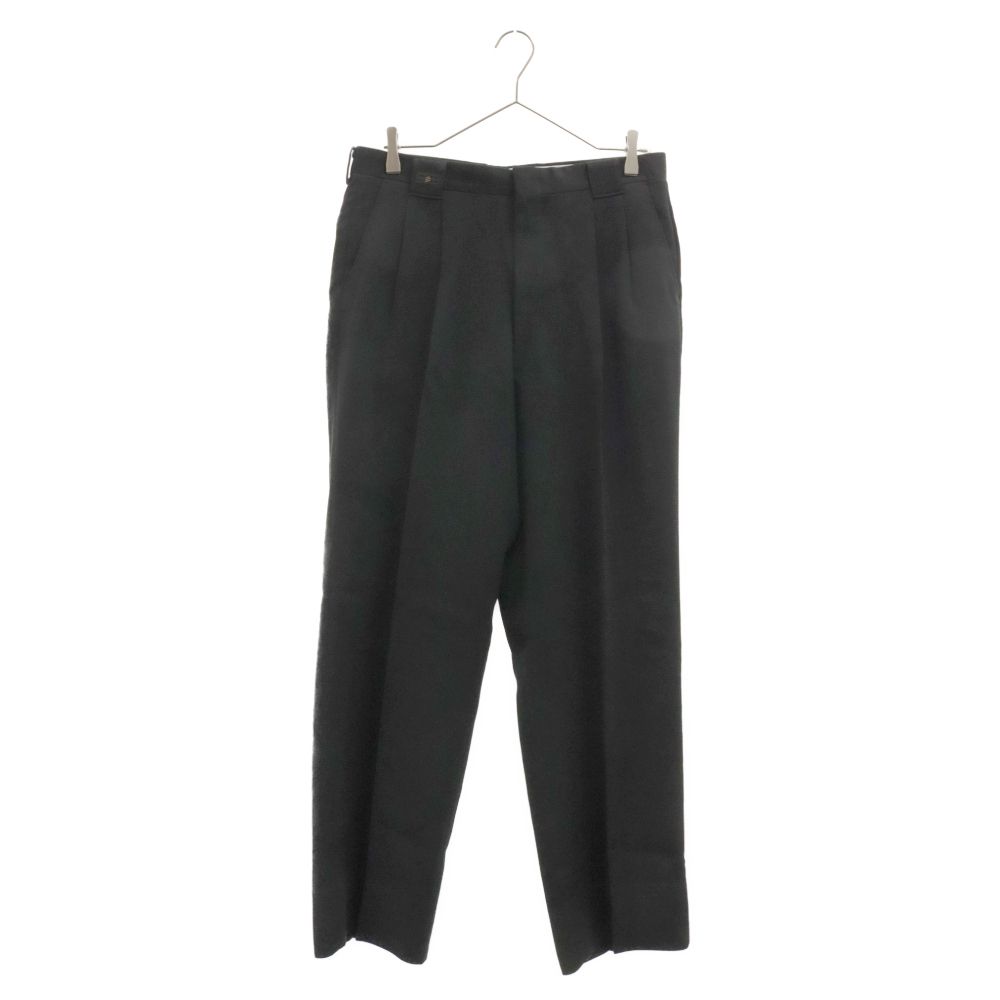BALENCIAGA (バレンシアガ) 旧BBロゴ 2タック ワイド ストレート スラックスパンツ