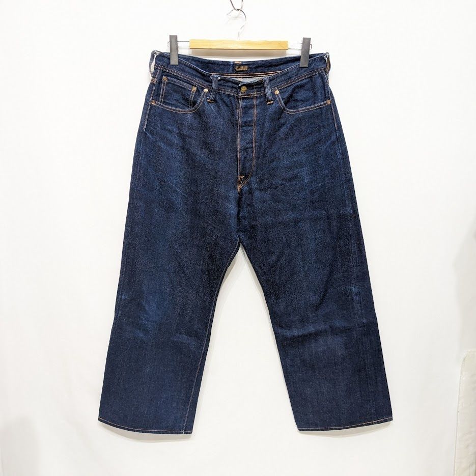 ATLAST & CO アットラスト LOT 161 デニムパンツ シンチバック セルビッチ インディゴ 旧パッチ