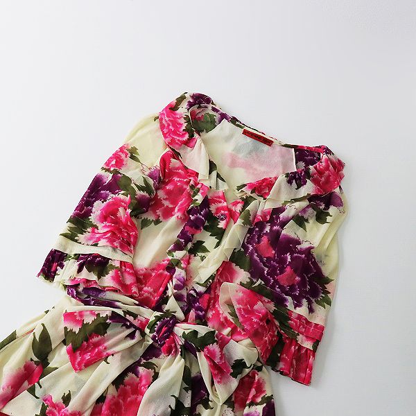 VIVIENNE TAM ヴィヴィアンタムフラワープリント ワンピース