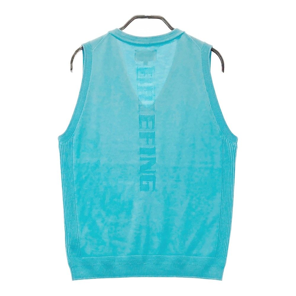 8/31までの出品 BRIEFING ベスト S ブルー サイズ：M BRIEFING GOLF ブリーフィング ニットベスト カシミヤ混