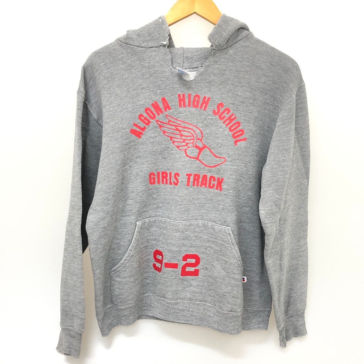 □□90s RUSSELL パーカー プルオーバーパーカー 古着 SIZE M ライトグレー □□90s RUSSELL パーカー プルオーバーパーカー 古着 SIZE M ライト