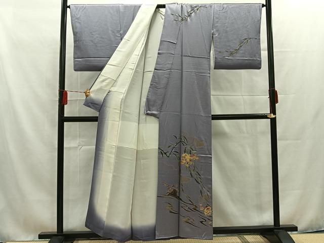 ［4353］訪問着 美品 雪輪花文 金銀彩 逸品 正絹 着物 袷 4353］訪問着 美品 雪輪花文 金銀彩 逸品 正絹 着物 袷 - メルカリ