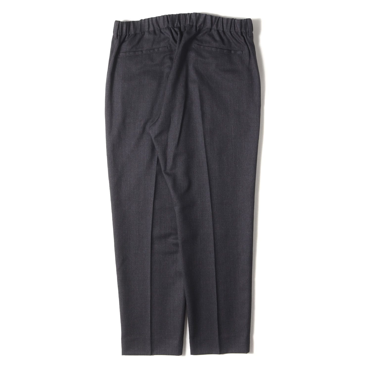 SOPHNET ソフネット パンツ チャコールグレー サイズ:3 | 25AW フランネルウール イージー スラックスパンツ (FLANNEL WOOL SHIRRING SLIM-FIT SLACKS) | ボトムス ズボン【メンズ】【K4612】 新品】SOPHNET ソフネット パンツ チャコールグレー サイズ:3 | 25AW