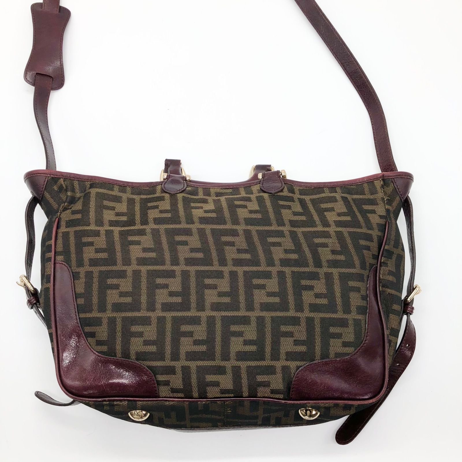 FENDI フィンディ ショルダーバック ハンドバック 2way ズッカ