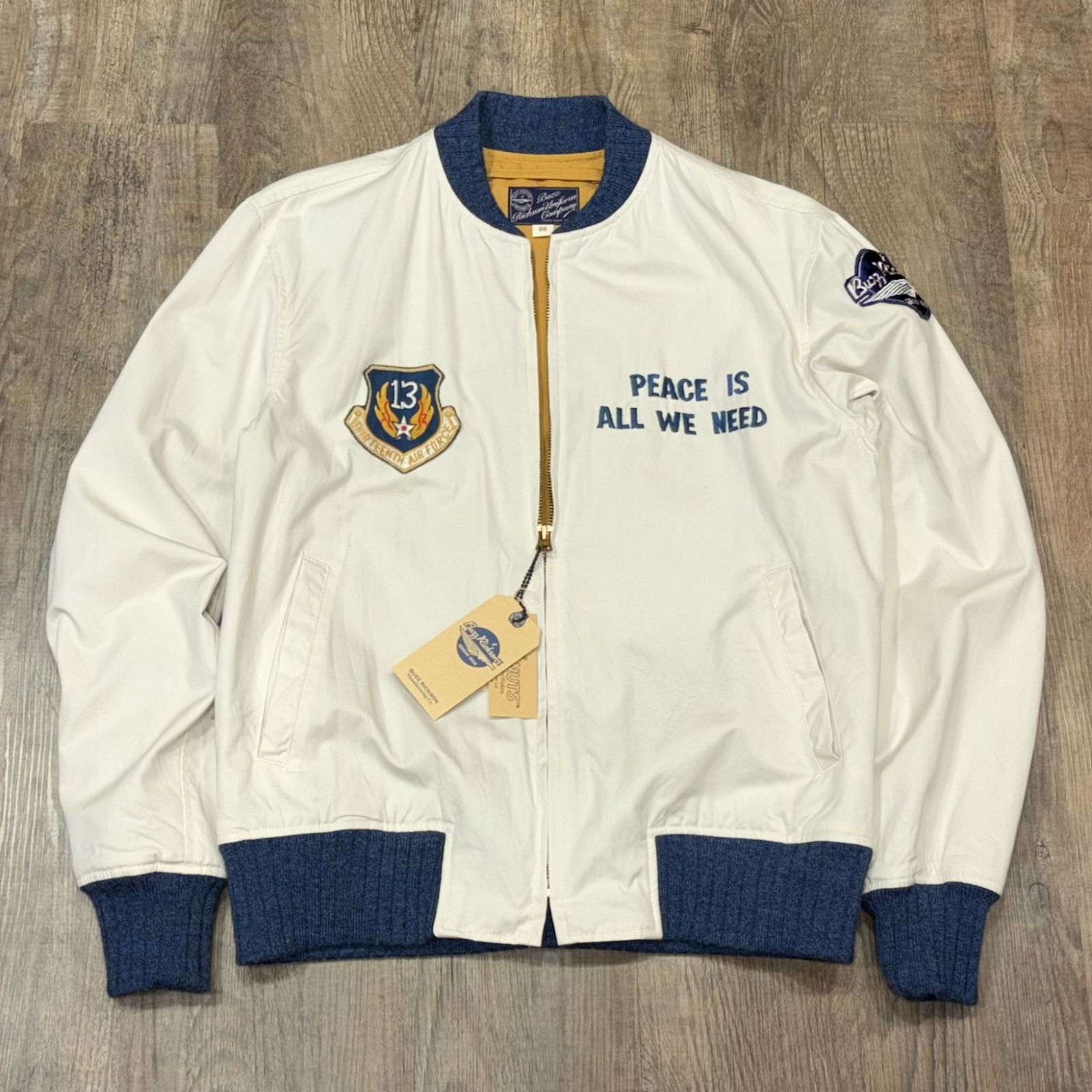 ✨美品✨バズリクソンズ ピーナッツ ツアージャケット サイズ40 楽天市場】バズリクソンズ Buzz Rickson's ピーナッツ