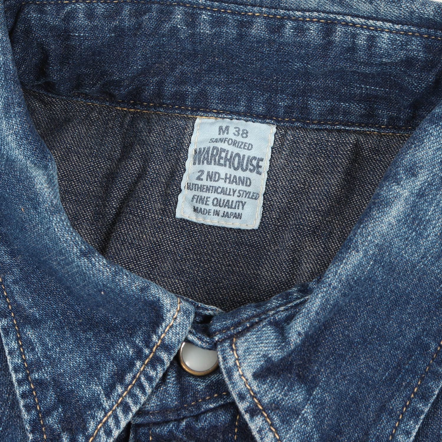 新品 WAREHOUSE ウエアハウス シャツ 2ND-HAND セコハン デニム