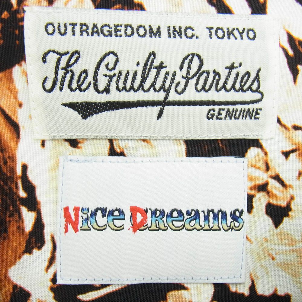 即完売美品　ワコマリア×NICE DREAMS アロハシャツ　Mサイズ 即完売】ワコマリア×NICE DREAMS アロハシャツ Mサイズ - メルカリ