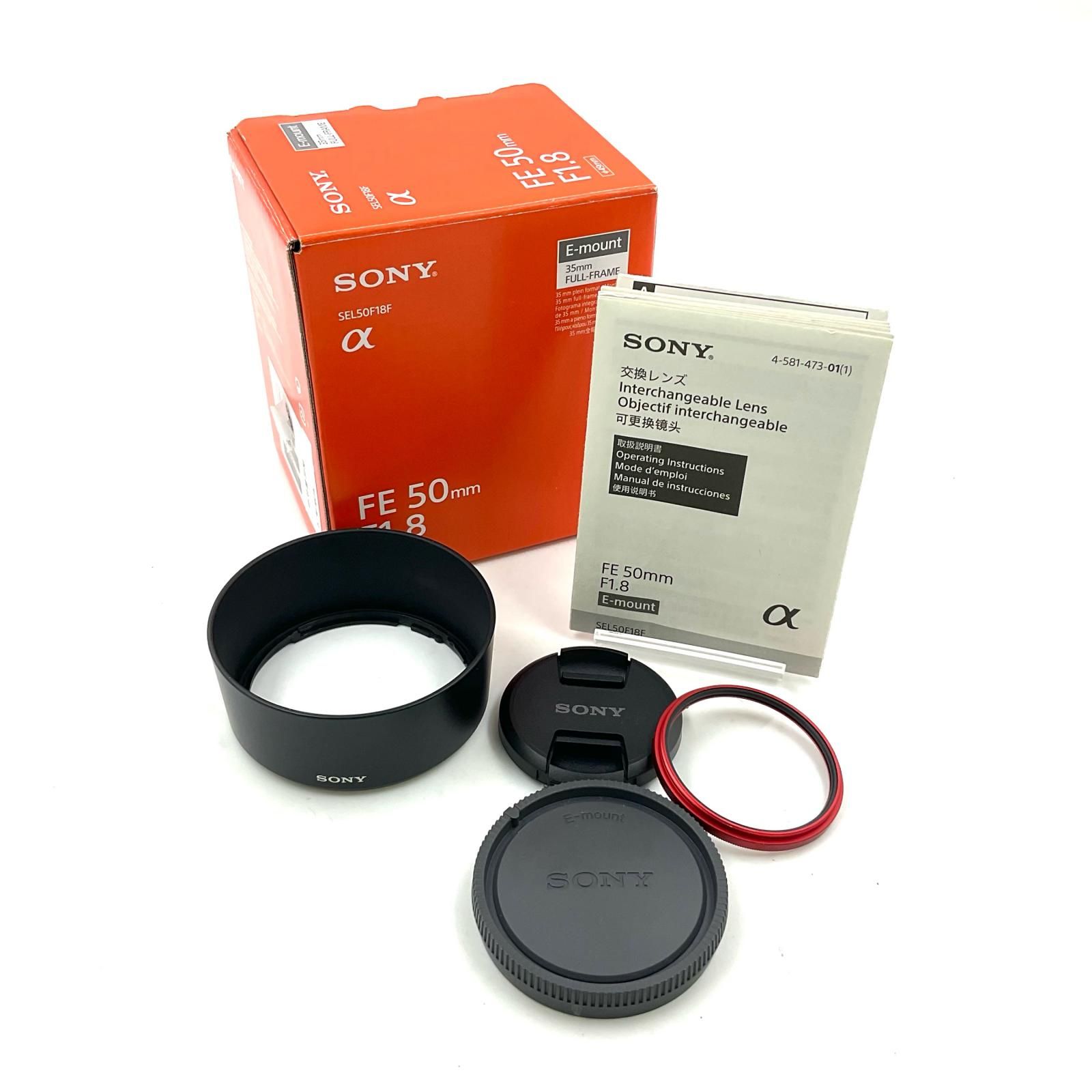 美品】 SONY FE50mm F1.8 G SEL50F18F 保証書付き 【公式通販】