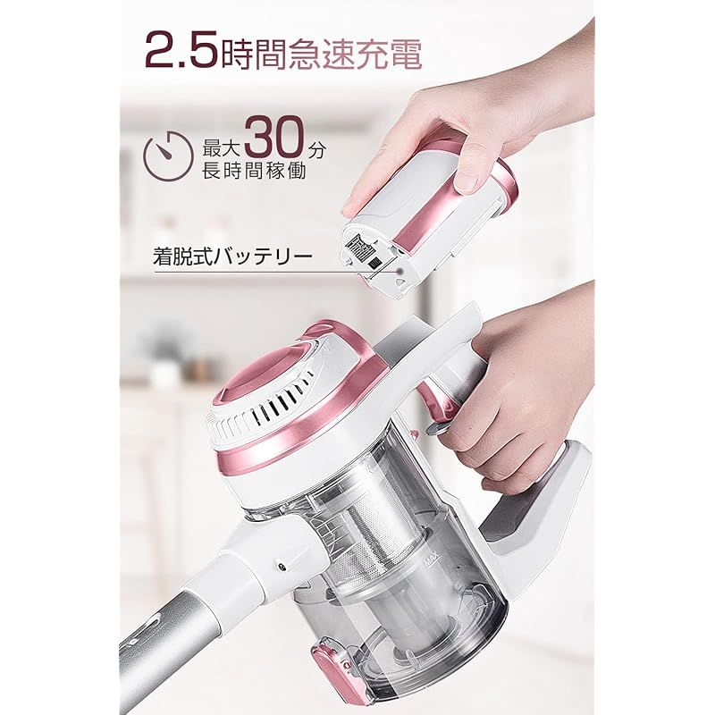 15000pa コードレスハンディクリーナー K12 充電器付き LNSOO 掃除機