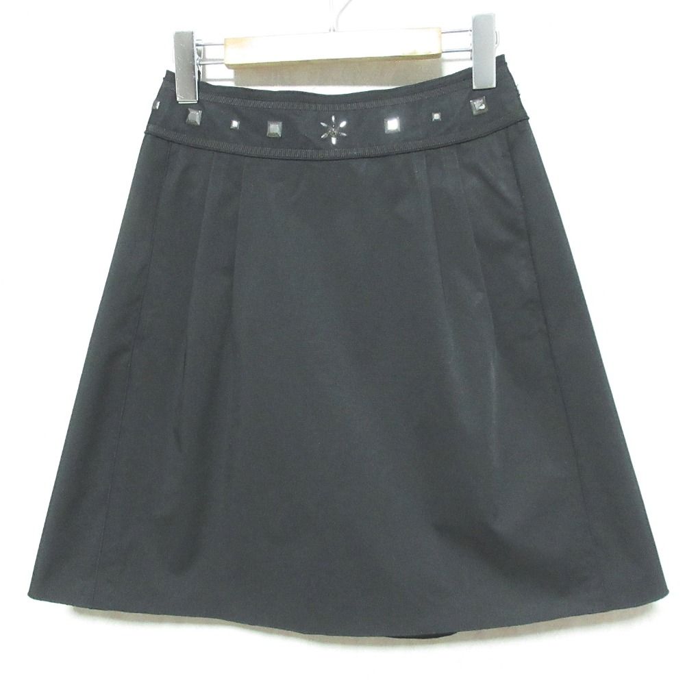 美品 FOXEY NEW YORK フォクシーニューヨーク ビジュー付