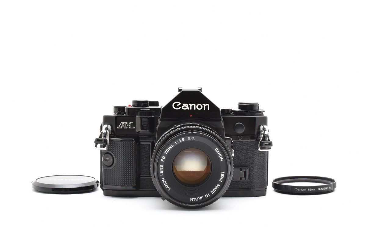 Canon キャノン A-1 レンズ付 FD 50mm f/1.8 S.C 美品 Canon FD 50mm f/1.8 SC FAST Prime Mirrorless Lens Canon SLR