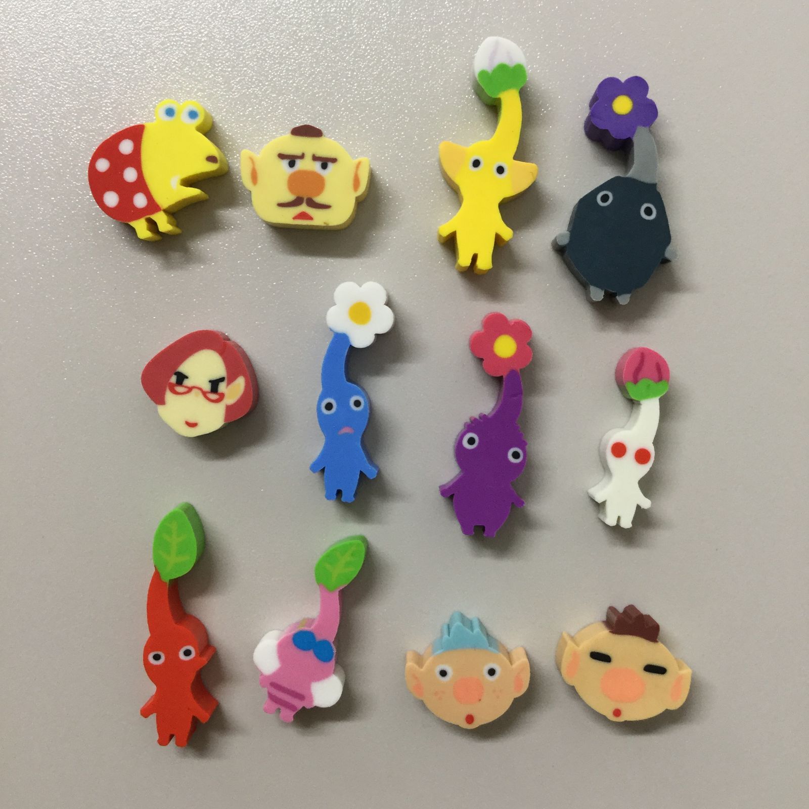 g016【新品・未使用品】ピクミン3 デラックス つめつめ消しゴム