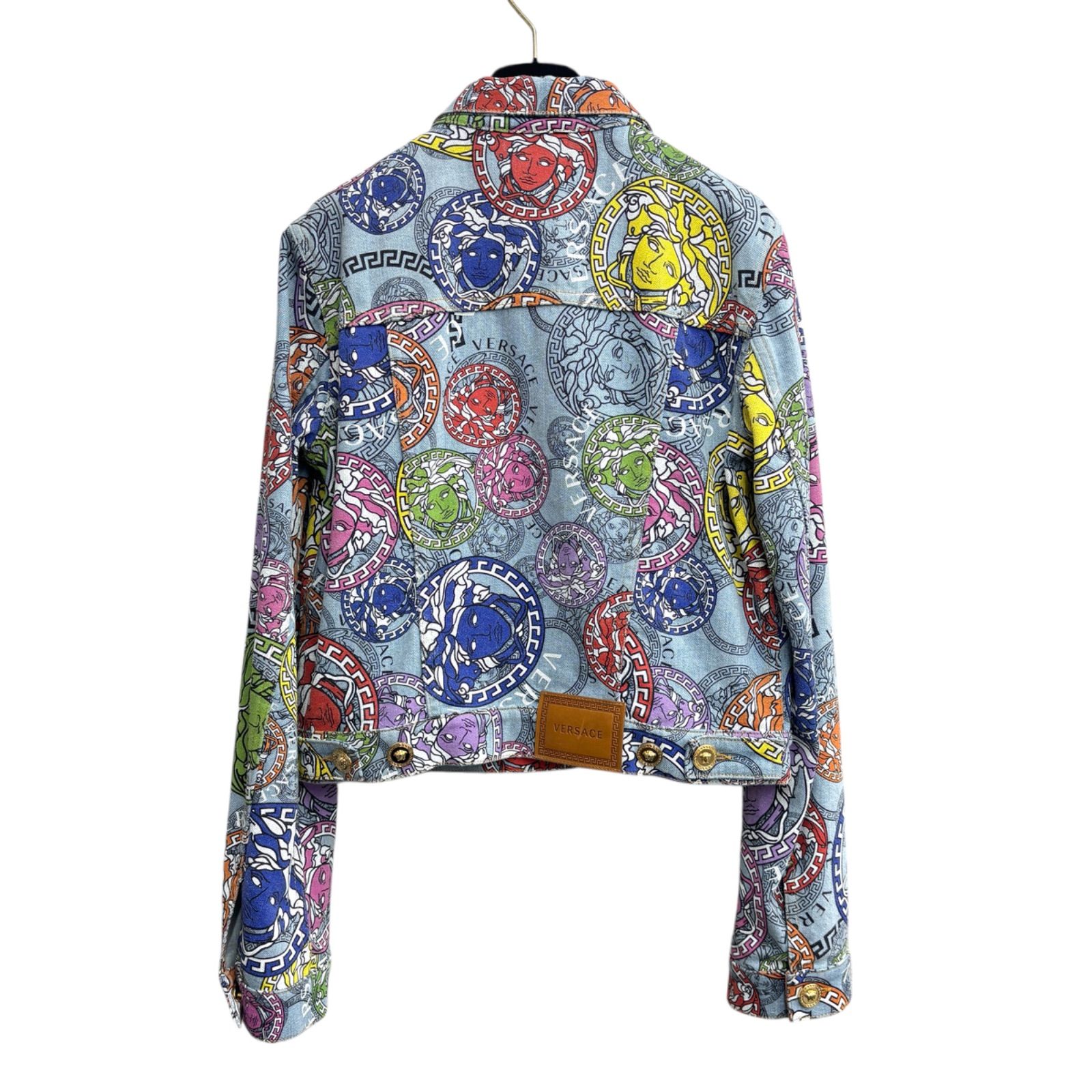 ヴェルサーチェ デニムジャケット メドューサ レディース 40 1355