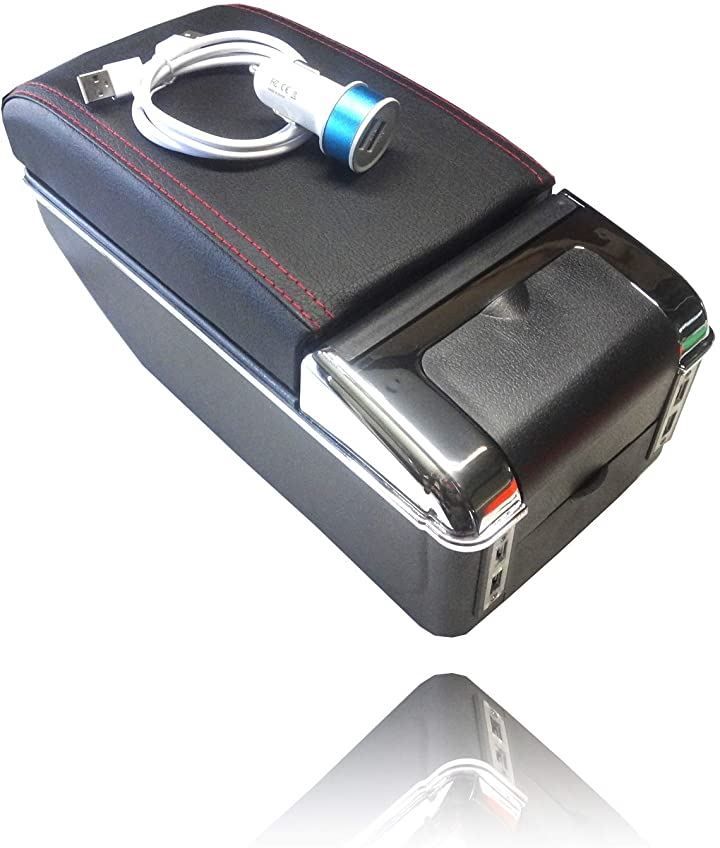 Piece of peace product スズキ スイフト SX4 アームレスト コンソールボックス USB 2段 USB 2段