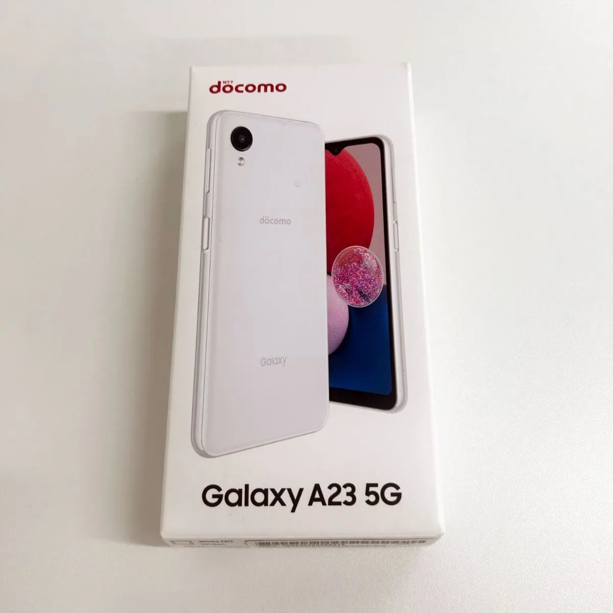 docomo Galaxy A23 5G ホワイト ドコモ、かんたんモード搭載スマホ「Galaxy A23 5G SC-56C」を本日10