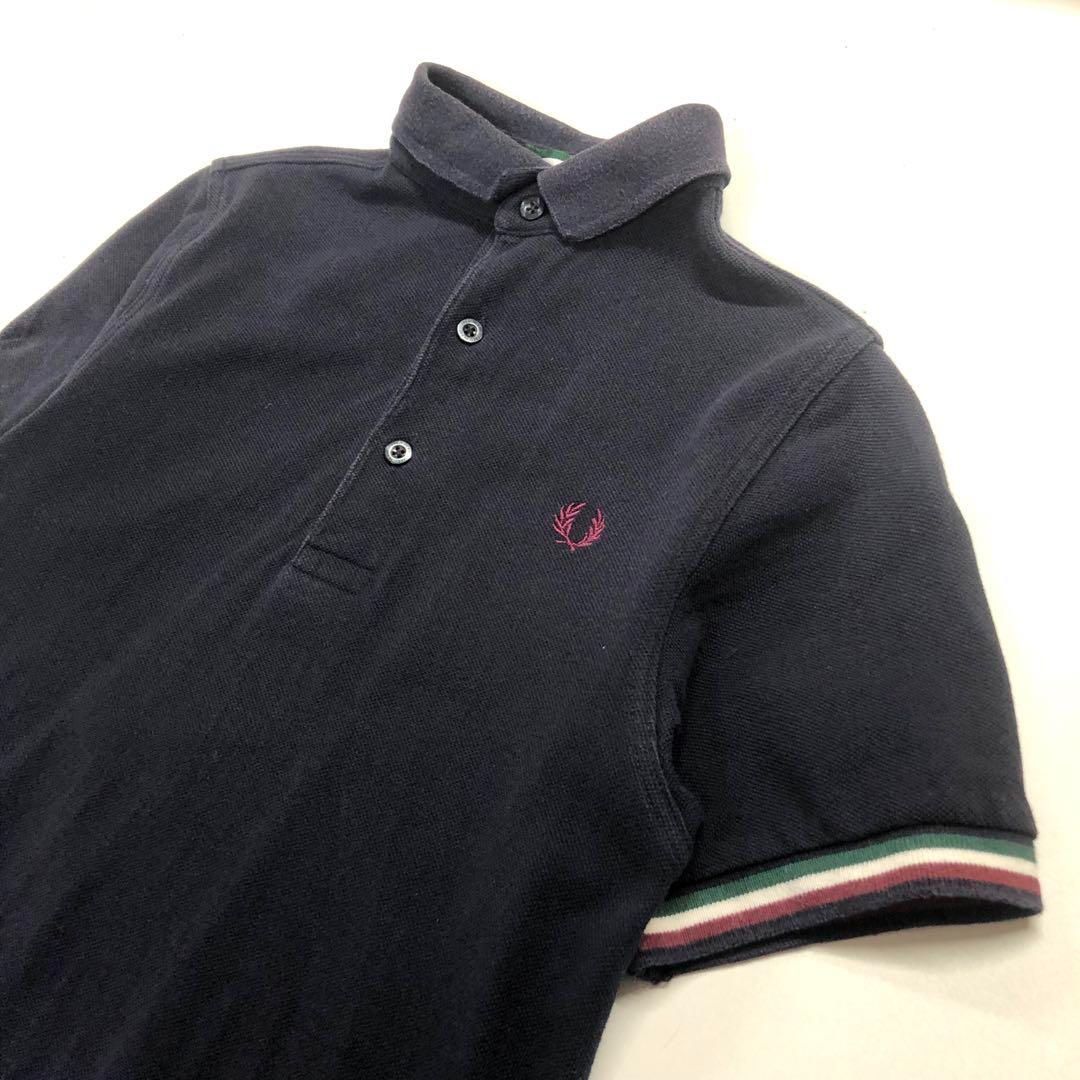 フレッドペリー ポロシャツ ネイビー メンズXS - メルカリ