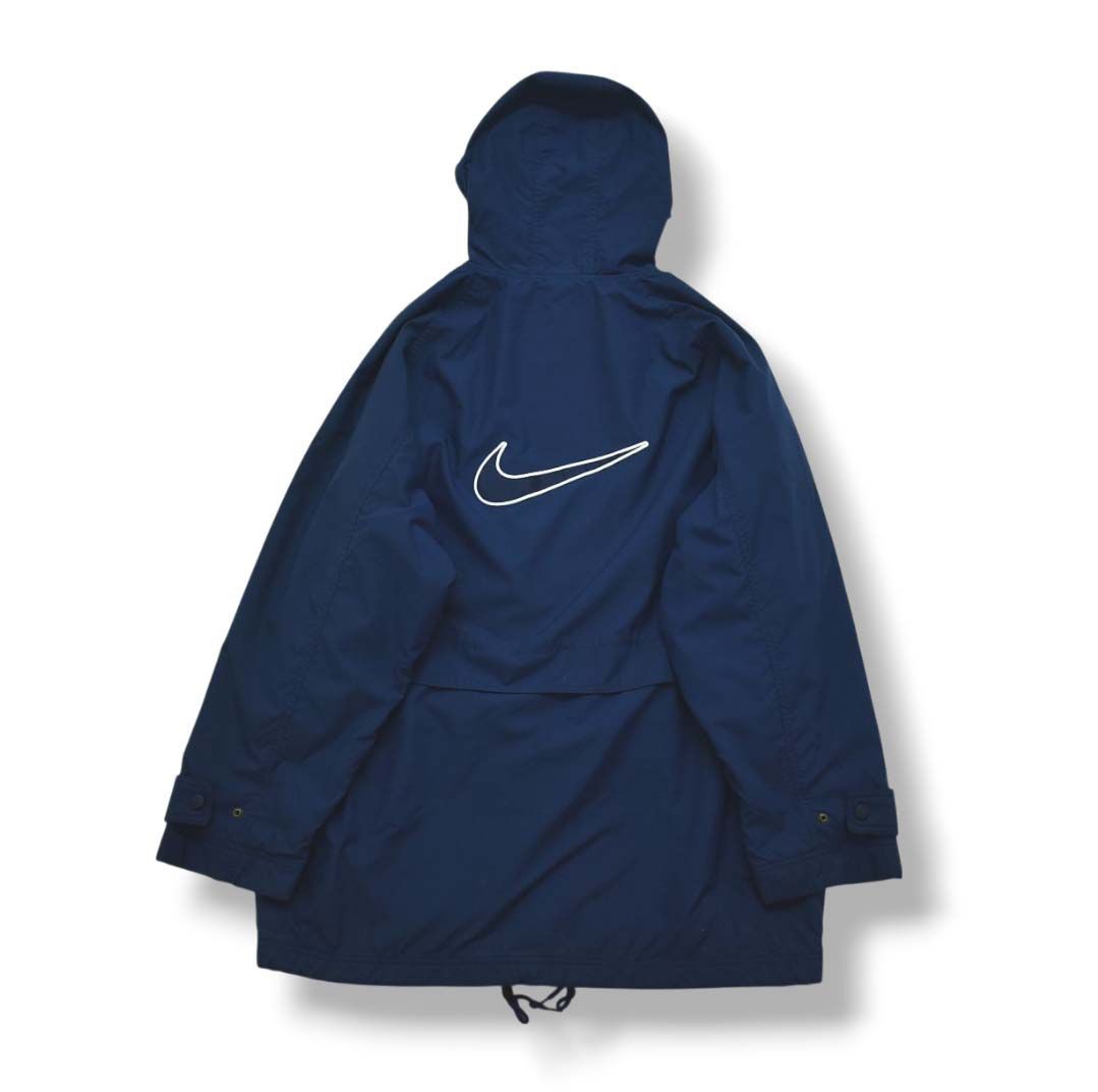 90s ヴィンテージ 銀タグ ナイキ NIKE フーデット ナイロン コート