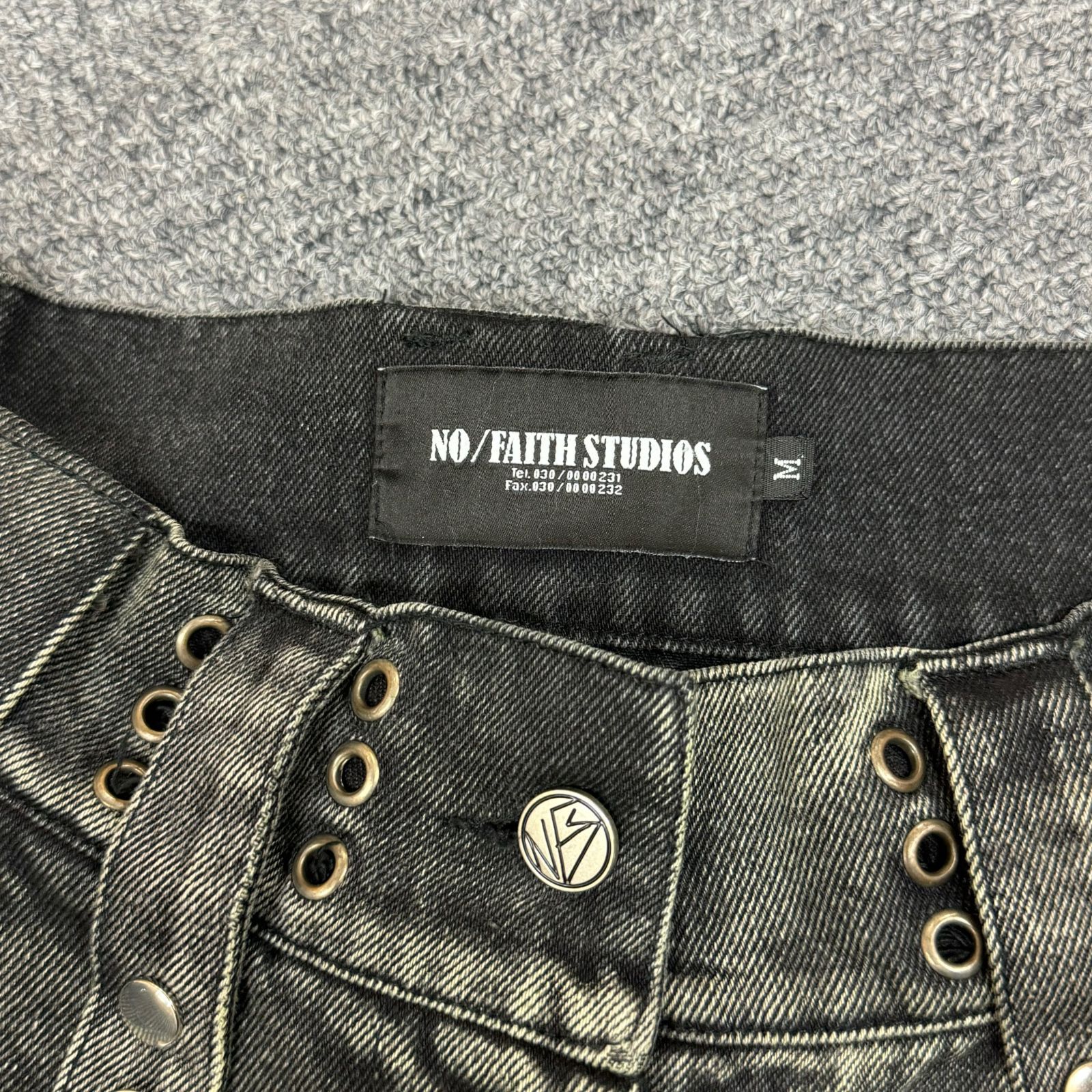 定価84700円 NO FAITH STUDIOS 24SS CARGO DENIM PANTS カーゴ