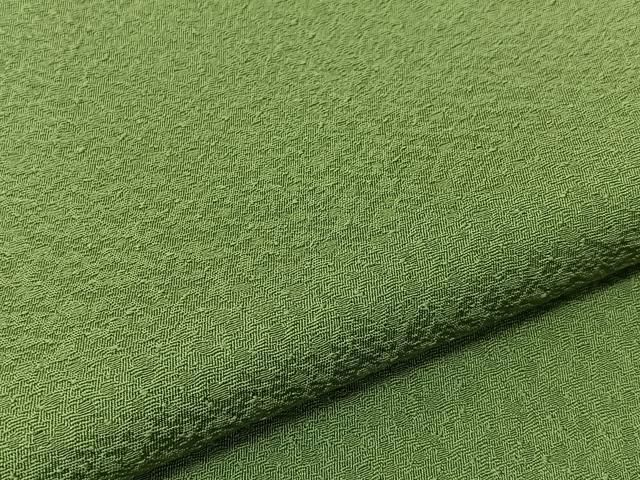 平和屋着物■上質な色無地　抹茶色　正絹　逸品　BAAU3793hj