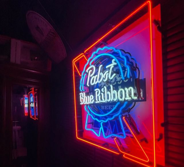 Pabst Blue Ribbon パブストネオン看板 パブストブルーリボン BEER