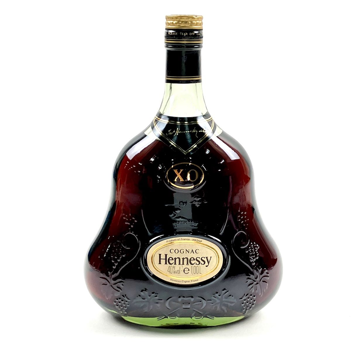 ヘネシー Hennessy XO 金キャップ グリーンボトル 1000ml ブランデー コニャック 古酒
