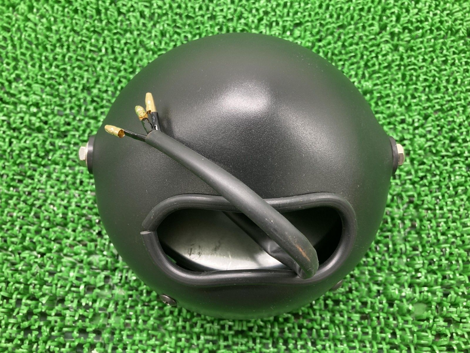 FTR223 ヘッドライト 社外 バイク 部品 MC34-1320*** ヘッドライトケース マットブラック コンディション良好 【中古】 91 FTR223 ヘッドライト 社外 バイク 部品 MC34-1320*** ヘッドライト